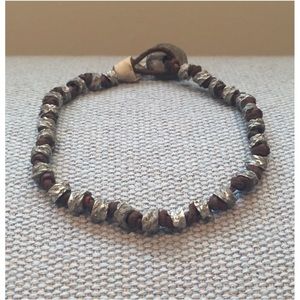 NWT Artisan New Mexico Brown & Silver Bracelet Uni
